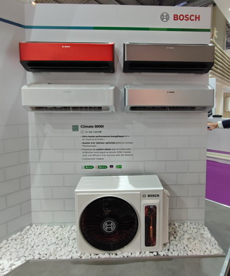 Trois couleurs différentes pour Bosch : blanc, gris, acier et rouge