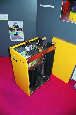 L'unité intérieur de la pompe à chaleur Heliopac ouverte