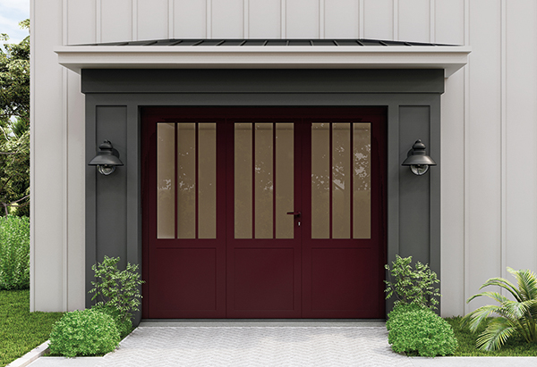 VoletsThiebaut_PORTE-DE-GARAGE_MODELE-I_Rouge-noir-RAL-3007