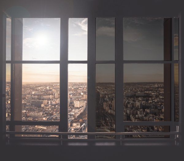 Une fenêtre high-tech reproduit la lumière du jour