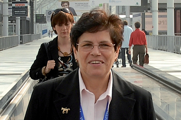 Renata Gaffo, Directrice de Gimav (Association Italienne des fournisseurs de machines, accessoires et produits spéciaux pour le traitement du verre) ©Vitrum-Gimav