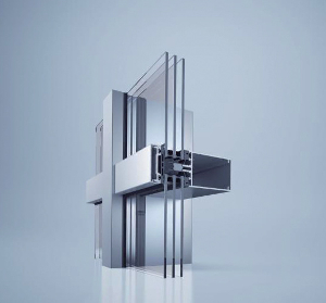 Le système heroal C50 permet des façades montant-traverse, traverse-traverse ou montant-montant verticales ou verticales désaxées, avec des affaiblissements acoustiques jusqu'à 46 dB. © Heroal