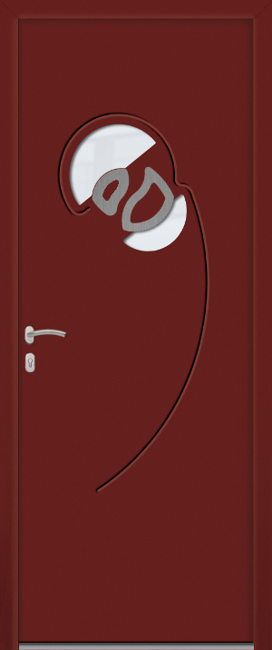 Porte monobloc Crocus 2 droit ©Euradif