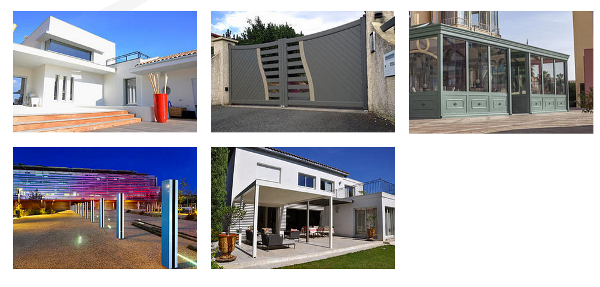 5 réalisations étaient en lice pour ce concours de la meilleure réalisation de l'année : La pergola bioclimatique Wallis&Outdoor®, le portail alu Shar-pei®, La façade Tanagra®, les fenêtres et coulissants Satin Moon® et Satin Road