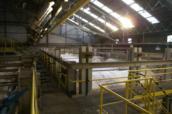 Les voûtes du nouveau four ©Saint-Gobain