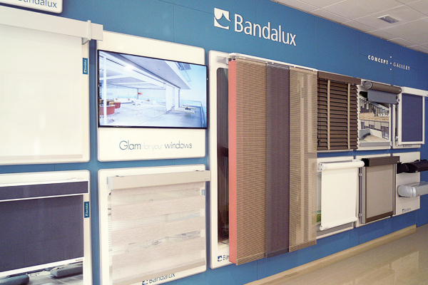 Concept Gallery, le nouveau showroom de Bandalux, valorise ses innovations ©Bandalux
