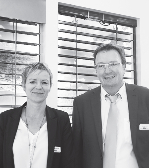 Christophe Pichot, directeur commercial et marketing, et Stéphanie Naulleau, chargée de marketing ©Soliso