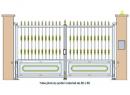 Tube poteau en aluminium