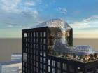 À Pristina, le Skylight Marriot défie la loi de la gravité