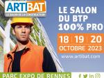 ARTIBAT, Le salon des professionnels de la construction du 18 au 20 octobre à Rennes