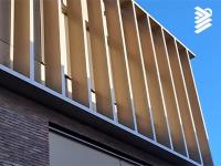 Brise-soleil en quadrille