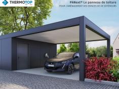 PANext® le panneau de toiture pour l’aménagement des espaces de vie extérieurs