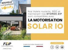 Un duo gagnant : Flip et Somfy Solar IO révolutionnent les extérieurs