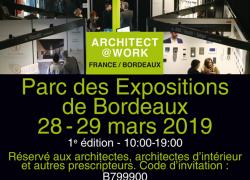 Votre RDV avec l’innovation – Architect At Work Bordeaux – 28 & 29 mars