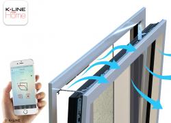K•LINE améliore le confort et la santé dans l’habitat avec une fenêtre connectée