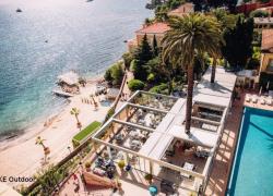 KE pour la nouvelle zone outdoor de l'établissement historique Hôtel Royal Riviera 