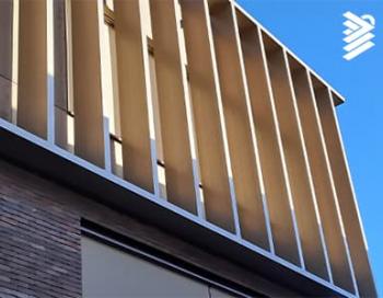 Brise-soleil en quadrille