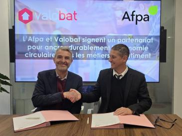 Signature d’un partenariat durable entre Valobat et l’Afpa