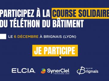 Elcia, acteur engagé, organise le Téléthon du Bâtiment à Brignais - Lyon