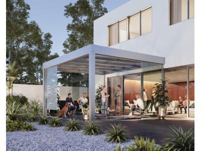 CUBO-EZIE Toiture en verre et aluminium moderne