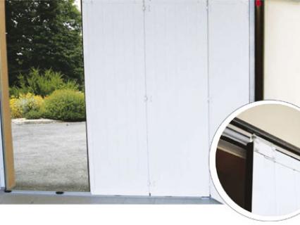 Portes de garage à déplacement latéral