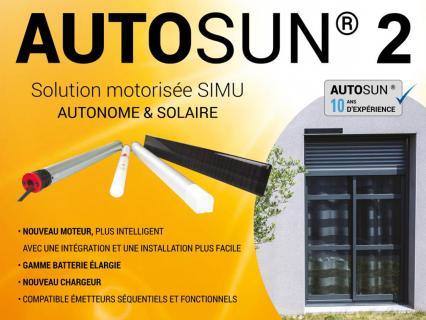 Autosun®2, la solution solaire SIMU, 100% autonome et sans travaux
