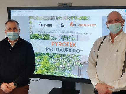 VD-Industry et Rehau développent une gamme unique au monde de menuiseries vitrées anti feu