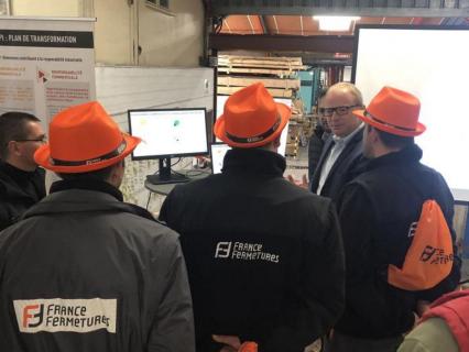Portes grandes ouvertes chez France Fermetures