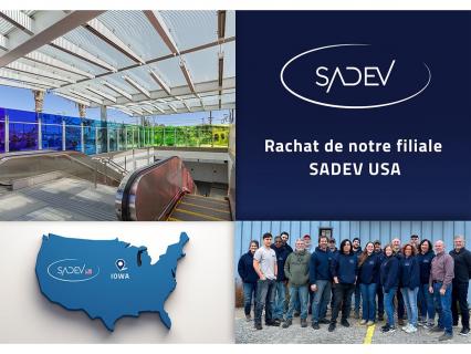 SADEV annonce l’acquisition de sa filiale SADEV USA