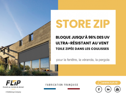 FLIP développe sa gamme de stores ZIP