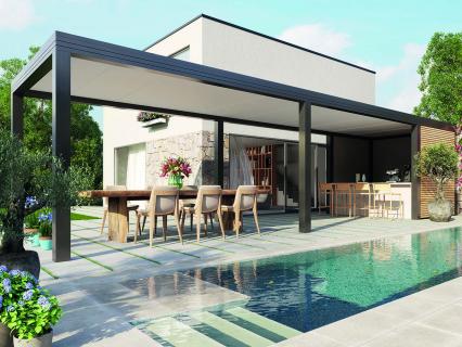 THERMOTOP® élargit sa gamme outdoor PANext® pour pergola, carport, poolhouse, garden room…