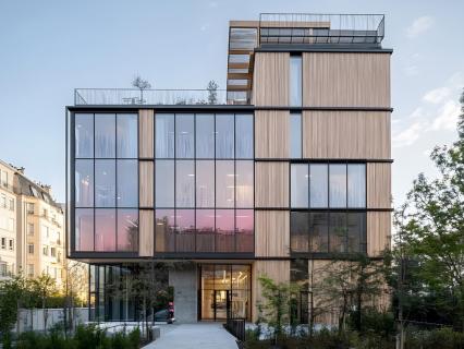 MUR-RIDEAU W60, la façade grandes dimensions Sepalumic en aluminium recyclé et bas carbone