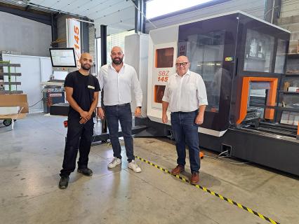 Eficalu, premier utilisateur au monde du SBZ145 d’elumatec