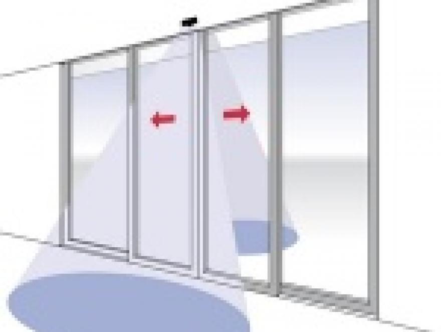 Ouverture des portes automatiques piétonnes