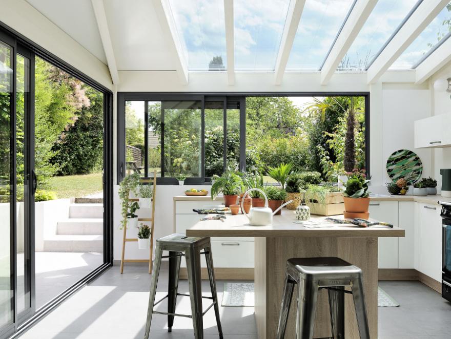 Atelier green dans la véranda Equilibre