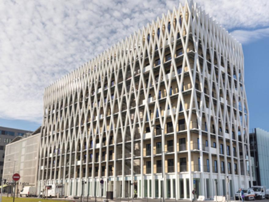 WICONA habille et ventile le plus haut immeuble de bureaux en bois de France