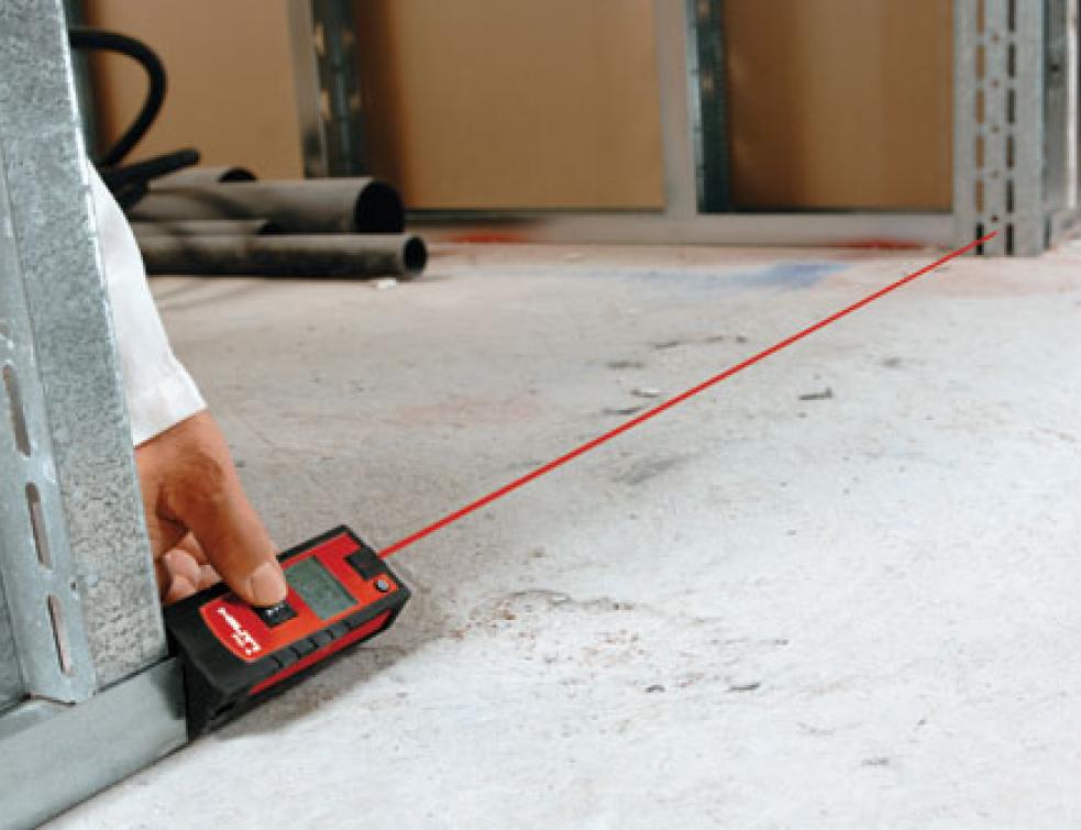 Le lasermètre de tous les chantiers