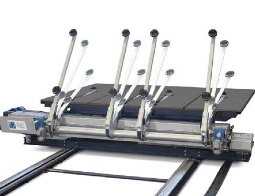 Groupe basculateur avec bras extractible
