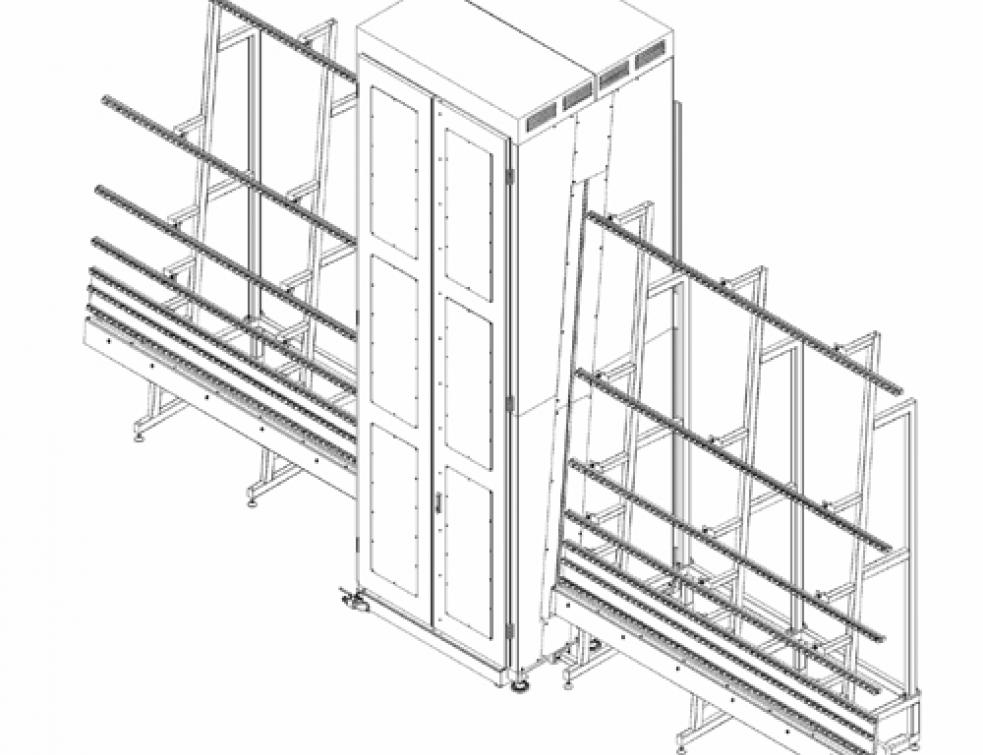 Abatteuse d'arêtes verticale