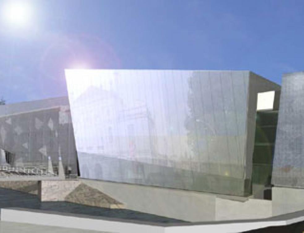 S1 : Montargis (45) : Une triple peau avec maille inox pour la médiathèque