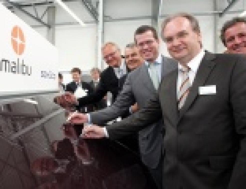 Magdeburg (Allemagne) Production de modules solaires à couches minces, lancement officiel...