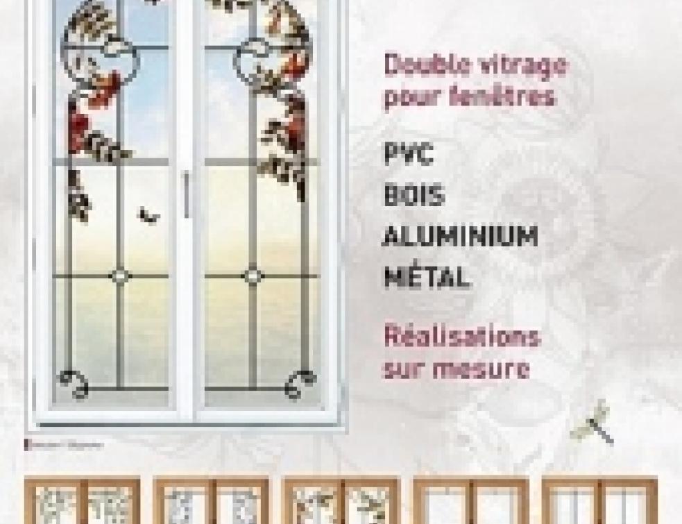 Documentation consacrée aux fenêtres du Maître verrier Fany Glass