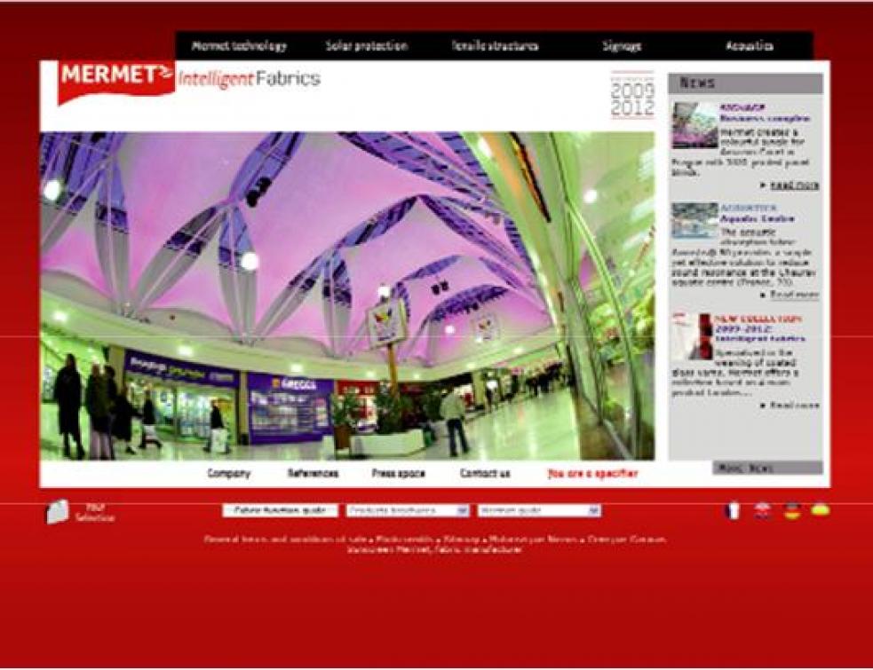 Mermet adapte son site Internet à sa nouvelle collection