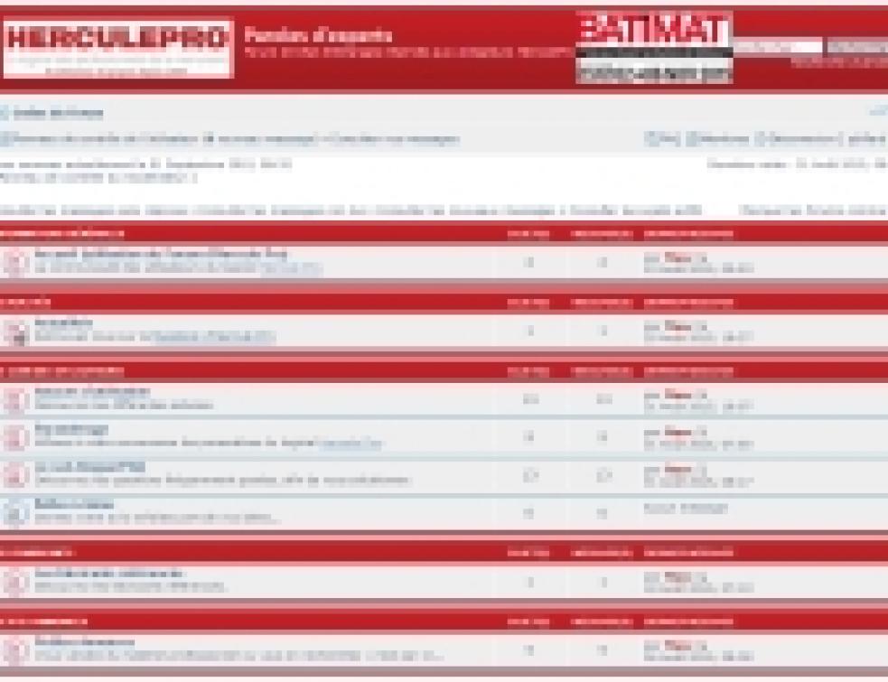 Herculepro innove avec son forum et chat 