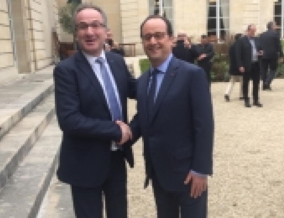 STFX France et Novoferm, au Palais de l'Elysée