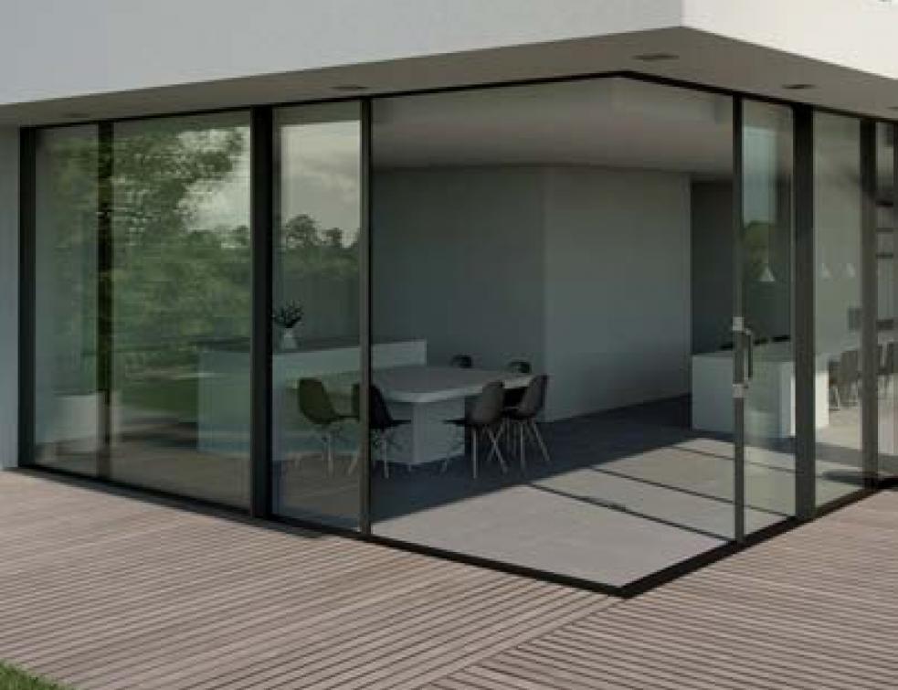 Nouvelle solution d'angle baie coulissante