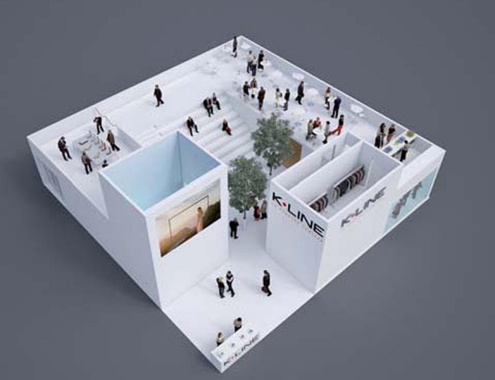 K-Line confie son stand à de jeunes architectes