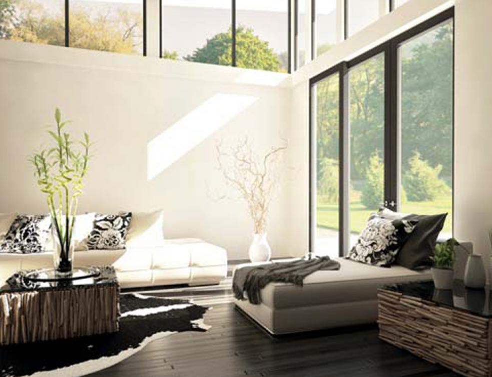 Fenêtre à quadruple vitrage