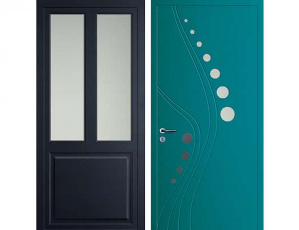 Gammes de portes d'entrée mixtes bois-aluminium