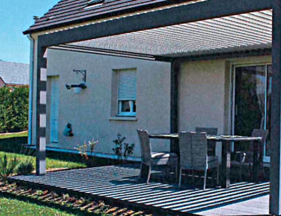 Nouvelle pergola bioclimatique